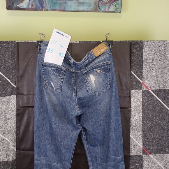 distressed GUESS Jeans 33/33 - Picture 9 of 9